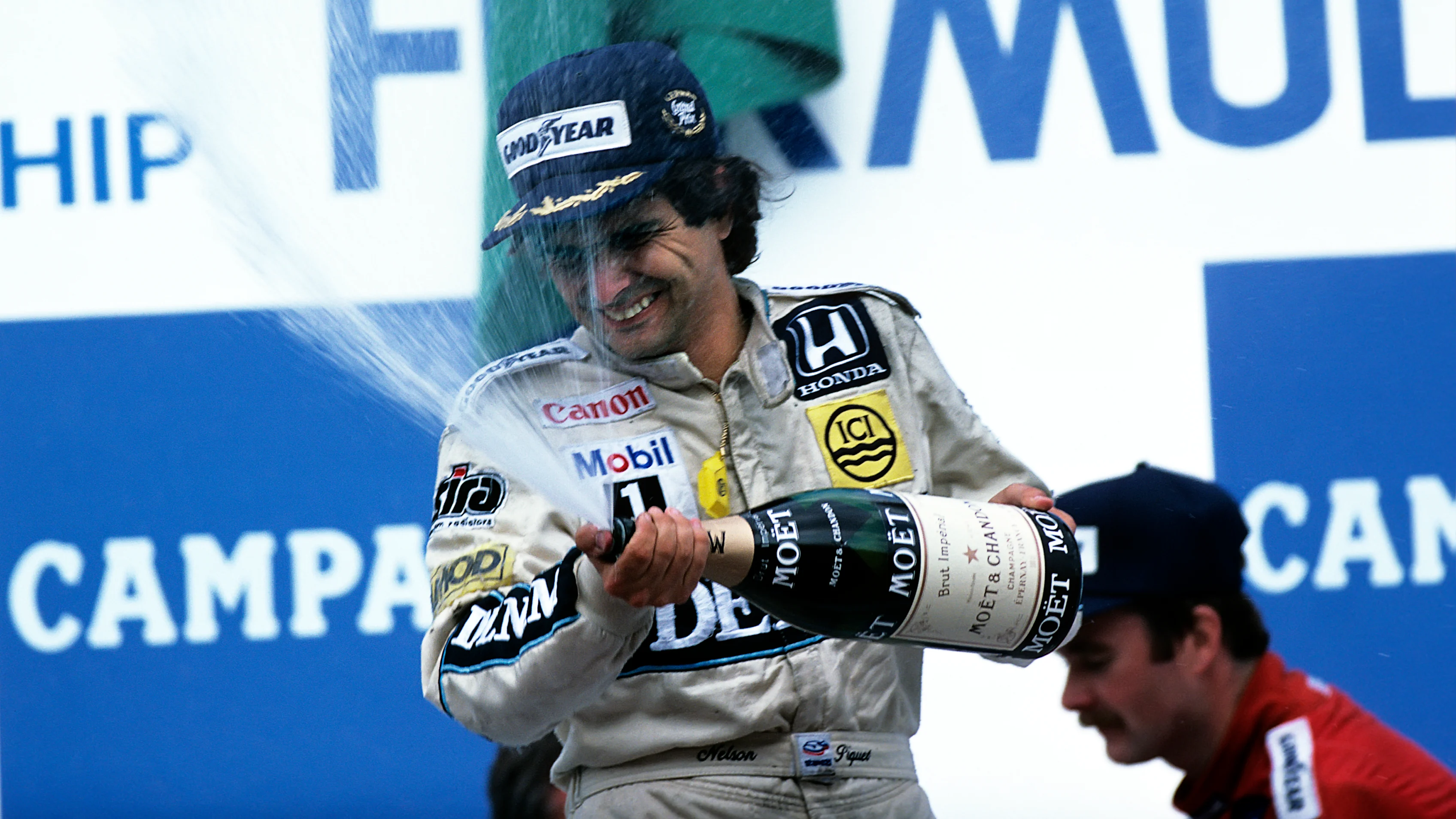 Nelson Piquet, Grand Prix of Germany, Hockenheimring, 27 July 1986. (Photo by Paul-Henri